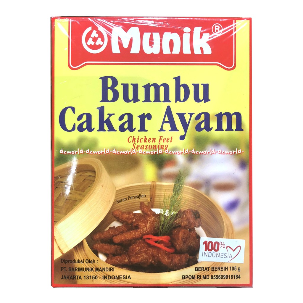 Munik Bumbu Cakar Ayam Chicken Feet Seasoning Bumbu Instan 105gr