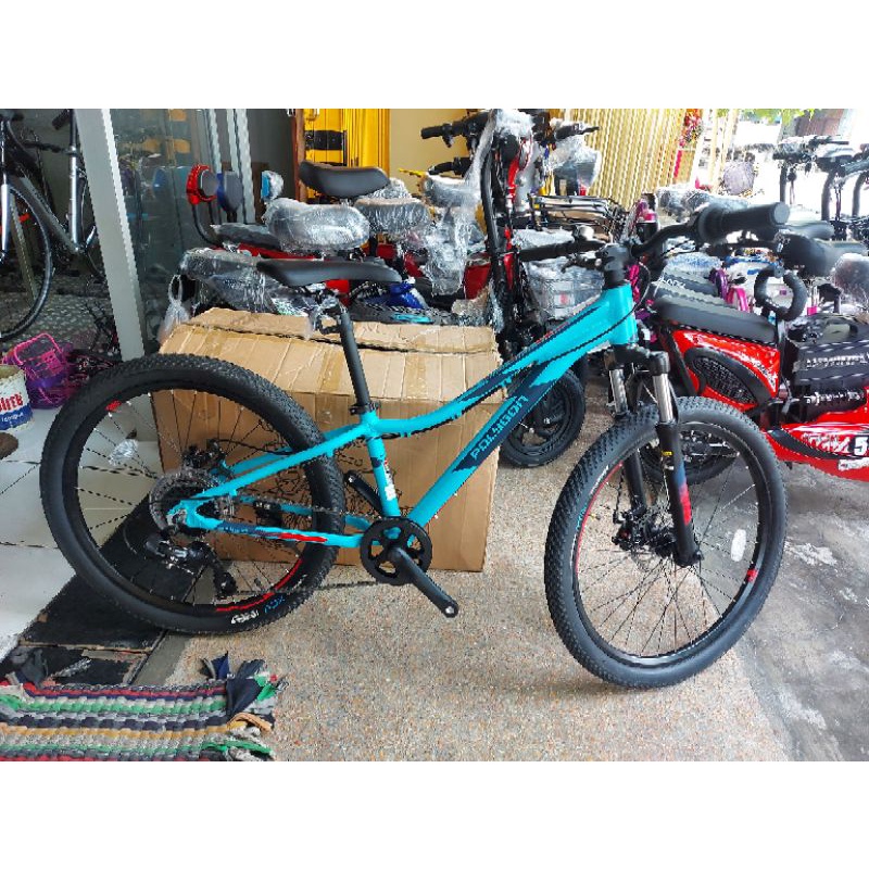 sepeda mtb 24 inch Polygon Relic 24 'Blue
