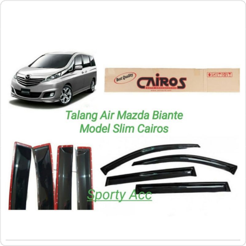 Talang Air Mazda Biante Slim Merk Cairos