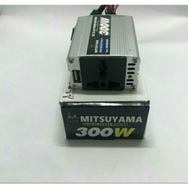 Cod Power Inverter Mitsuyama 300 watt Dc ke Ac Bisa bayar ditempat