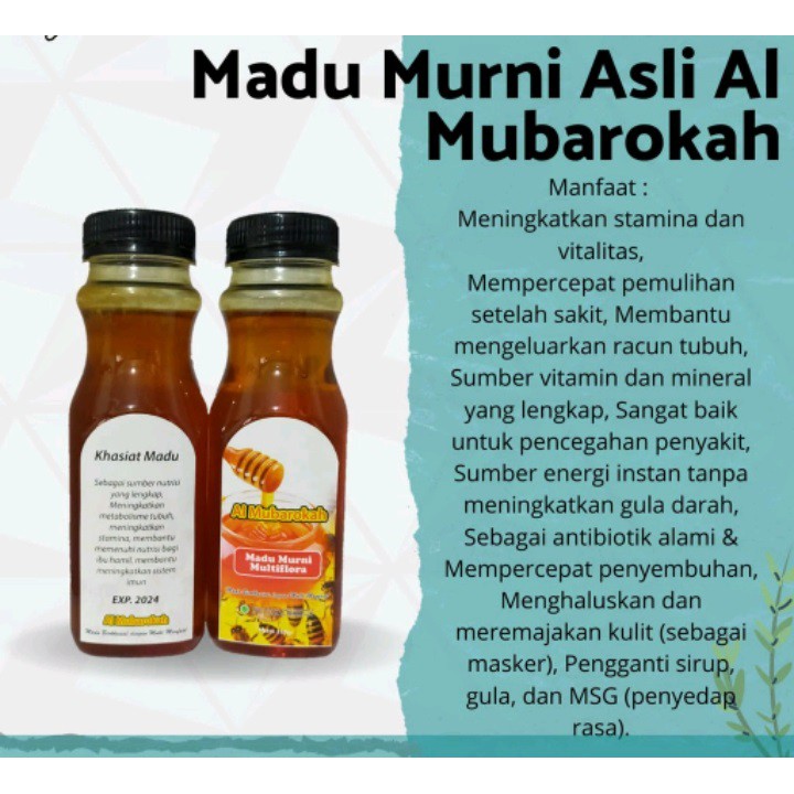 Harga Murah Madu Hutan Kalimantan Beepoolen Royal Jelly