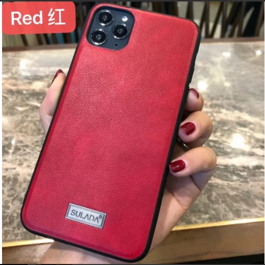 Genuine Leather Original Soft Case Casing Iphone 11 Pro Max 6.5 Sulada