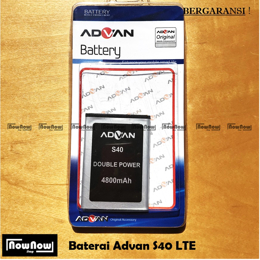 Baterai Advan S40 4g Lte Original Double Power Batre Batrai Battery Hp Shopee Indonesia