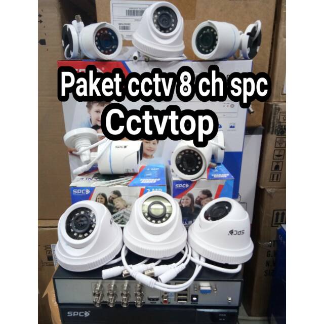 Paket cctv spc 8 ch + hdd 500gb murah