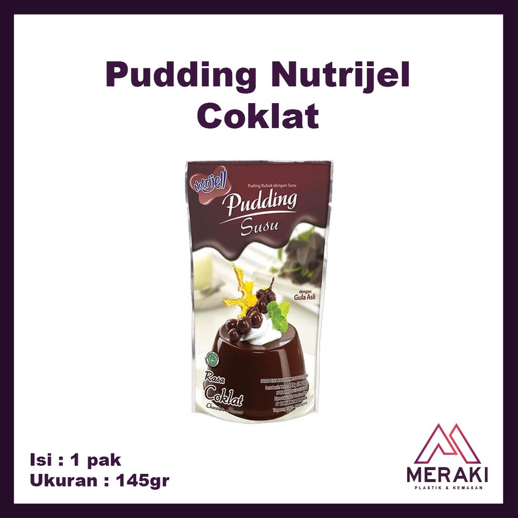 

Puding Susu Nutrijell Coklat Baking