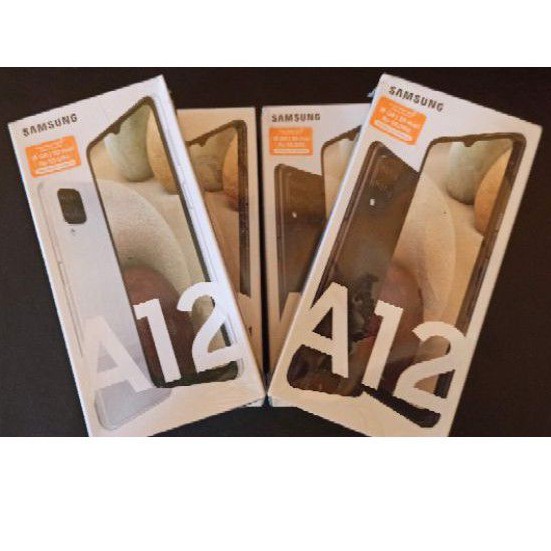 SAMSUNG A12 ram 6/128 Baru Garansi resmi SEIN free kartu internet dan softcase asli samsung