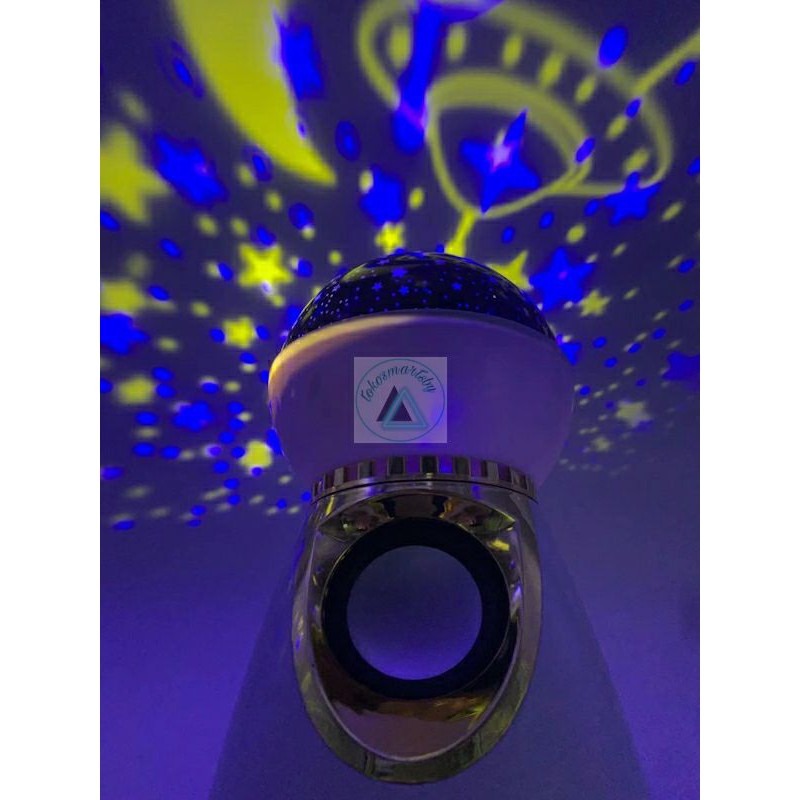 Lampu Disco Proyektor Plus Speaker Bluetooth UFO 961-2