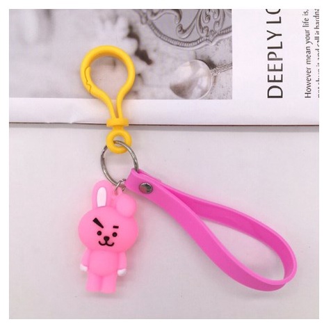 GANTUNGAN KUNCI BT-21 KEYCHAIN TAS KARAKTER BONEKA CUTE MURAH | FADHILAH SHOP BJB