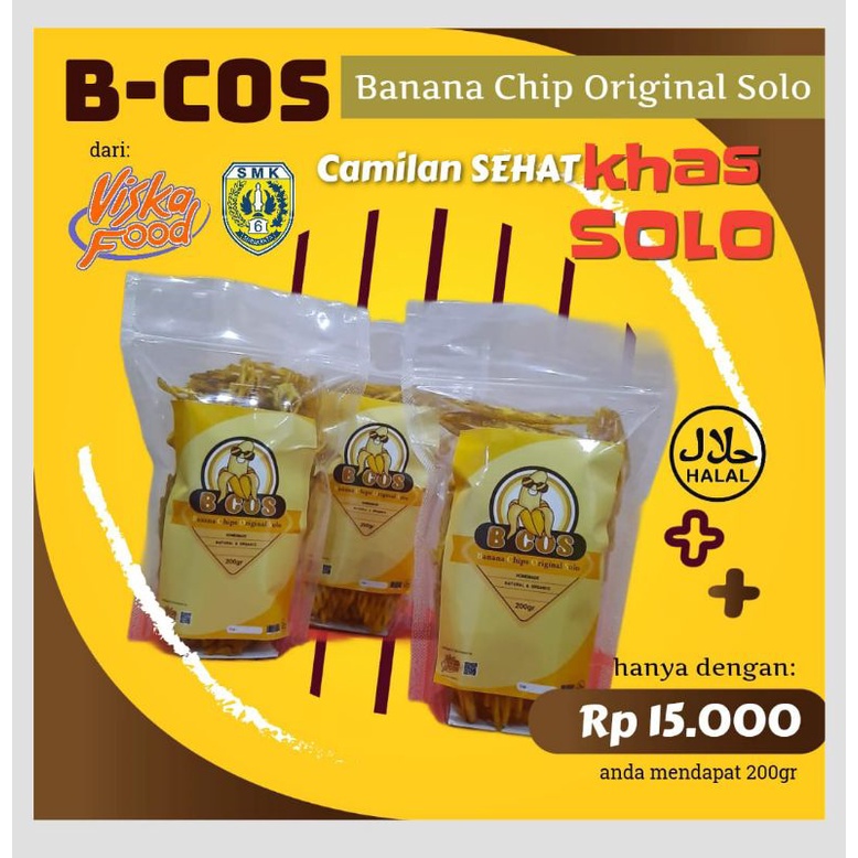 

B'COS KERIPIK PISANG