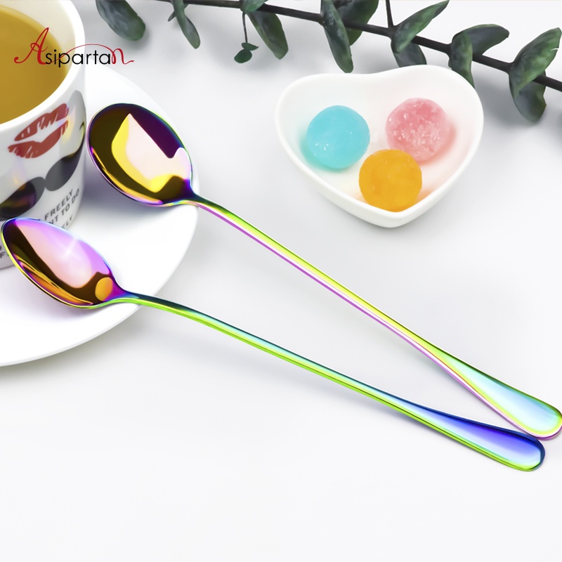 Sendok Teh Kopi Rainbow Stainless Steel