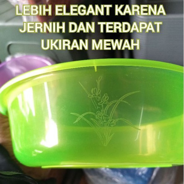 BASKOM PLASTIK KRISTAL UKURAN 10 TRISULA BASKOM PLASTIK MURAH KRISTAL