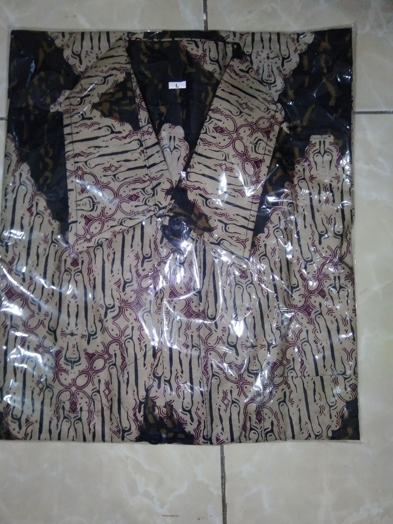 Dress Batik Couple• Set Pakaian Couple Zigzag Karyaku • Kemeja Batik Pria Premium High Quality