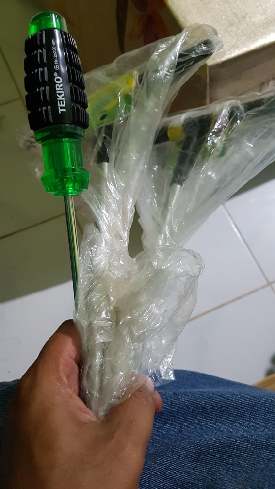 Obeng Plus Gagang Karet Ph2 X 250mm (6) Tekiro / Obeng Tekiro Gg Karet