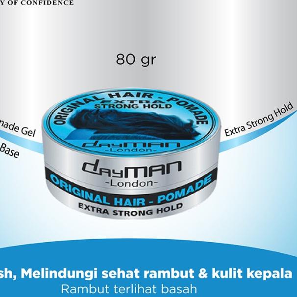 ☺ Dayman Hair Pomade - Extra Strong Hold 80 Gr ֍