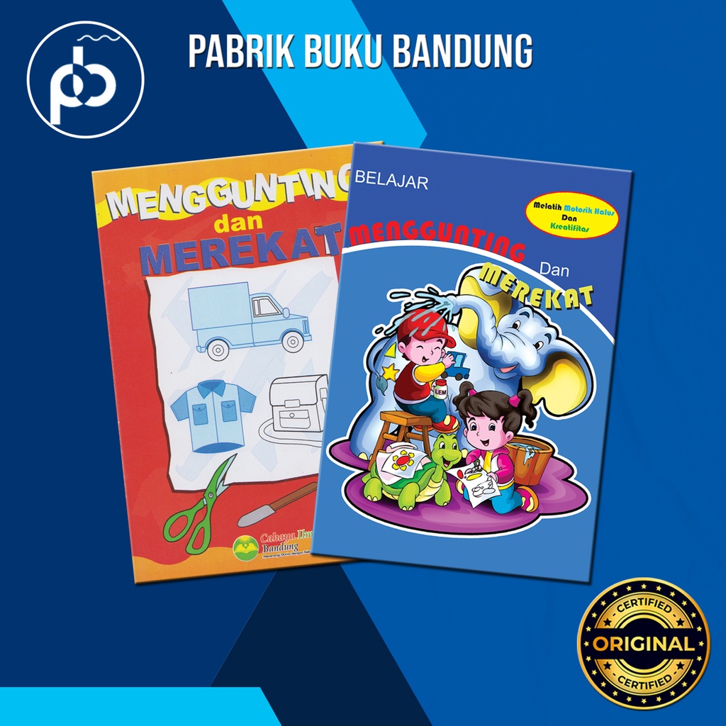 Jual Belajar Menggunting Dan Merekat/Menempel | Buku Aktivitas | 32 Hal ...