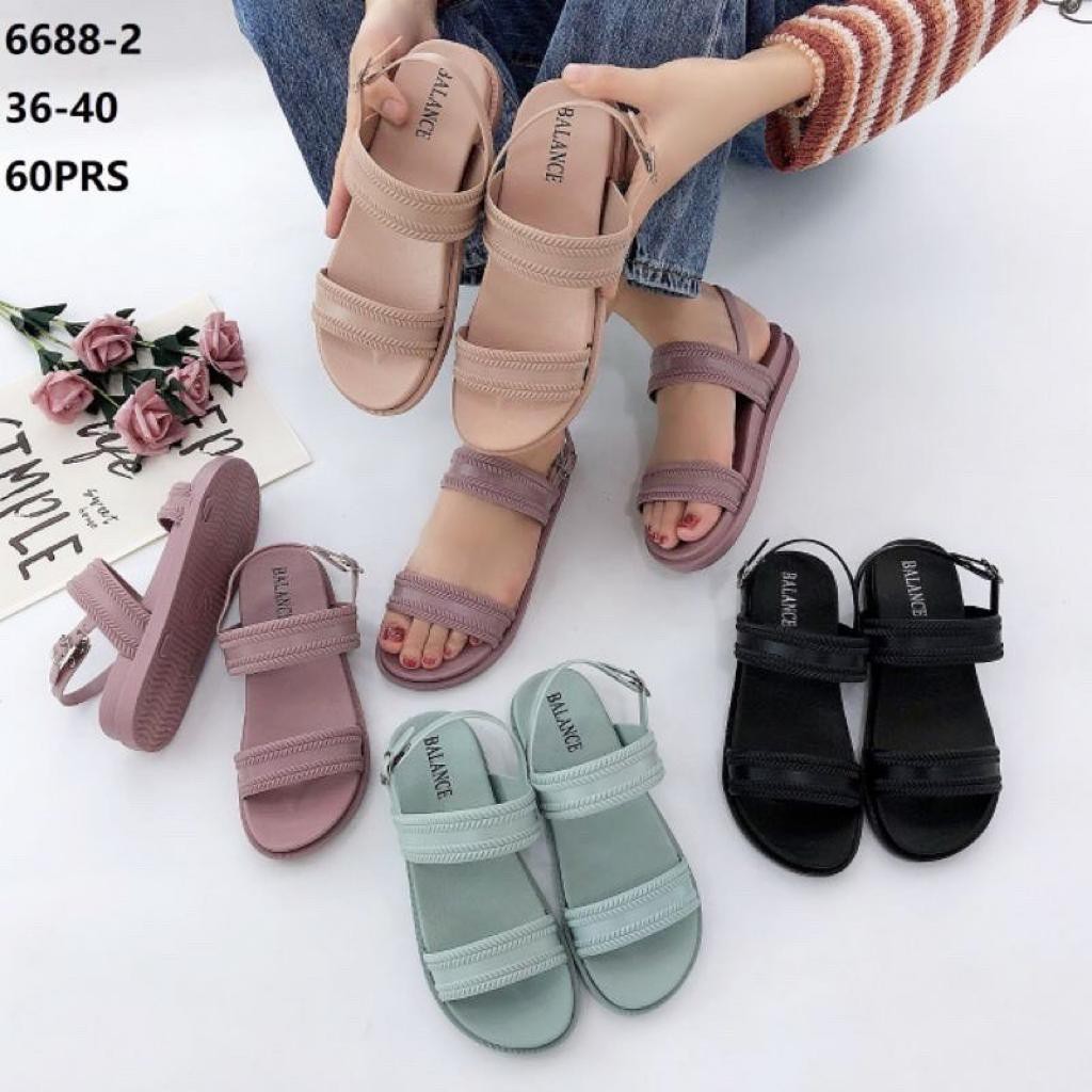 Sandal Jelly Tali LYODRA Import 6688-2 BSS