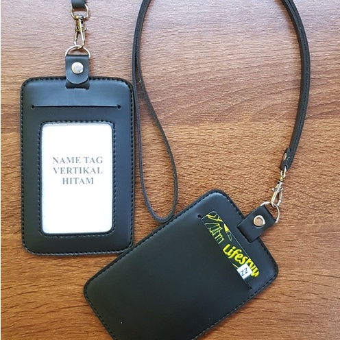 

Name Tag ID Card Holder Tempat Kartu Kulit PU Premium Murah Berkualitas SS14