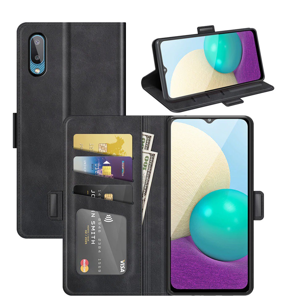 Case Samsung A02 Case Flip Cover Sarung Buku Wallet Dompet Case Samsung A02