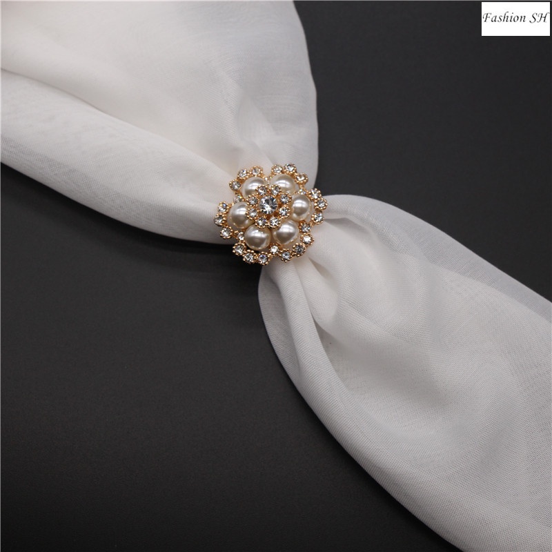Bros Peniti Desain Bunga Elegan Hias Mutiaraberlian Imitasi Untuk Wanita M40257
