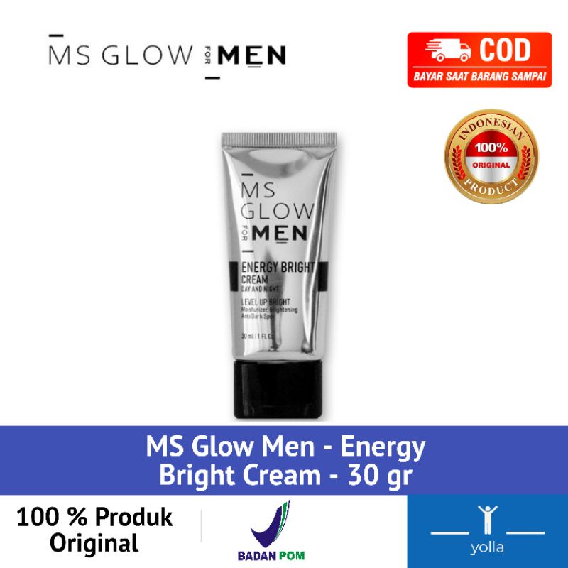 MS Glow Men - Energy Bright Cream - 30 ml - YOLLA