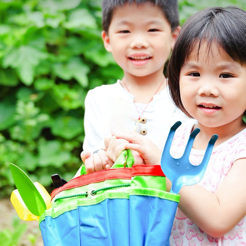 Mary Mainan Outdoor Mainan Bermain Pasir Kit Set Alat Berkebun Untuk Anak Dengan Pot Siram