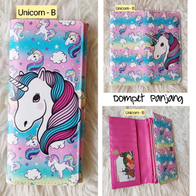 Dompet Lipat Anak Unicorn