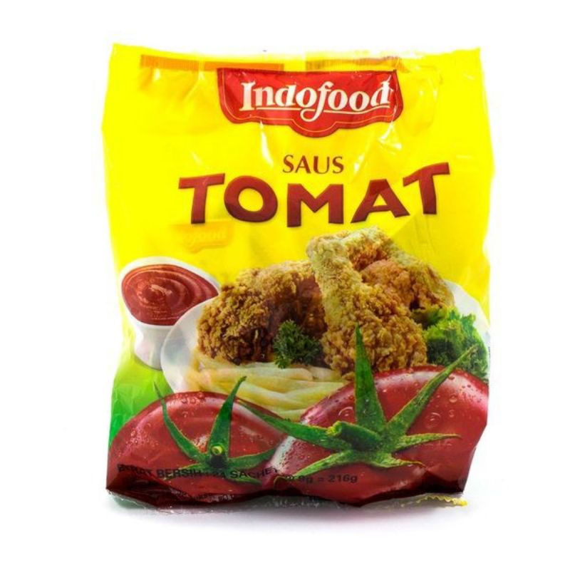 

INDOFOOD Ketchup 216gr - Saus Tomat (24 sachets x 9gr)