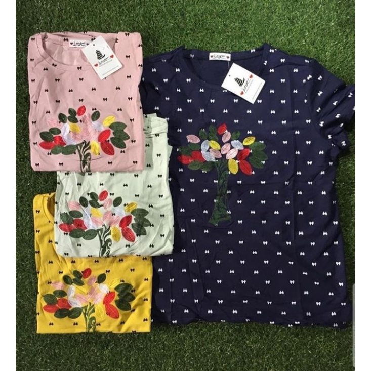 (L0030)KAOS IMPORT KAOS LAYAR KAOS VAYLEEN HSU KAOS BORDIR KAOS BANGKOK TSHIRT WANITA KAOS KATUN KAO