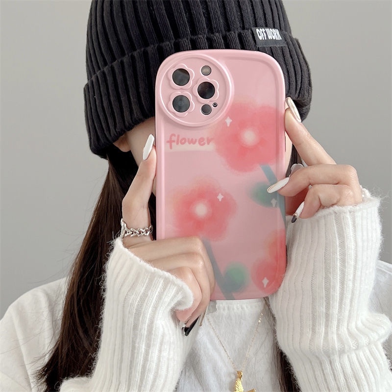 Soft Case Hp Gambar Bunga Tulip Untuk IPhone 12 / 13 / 11promax / X / Xs Max / Xr Mjkn