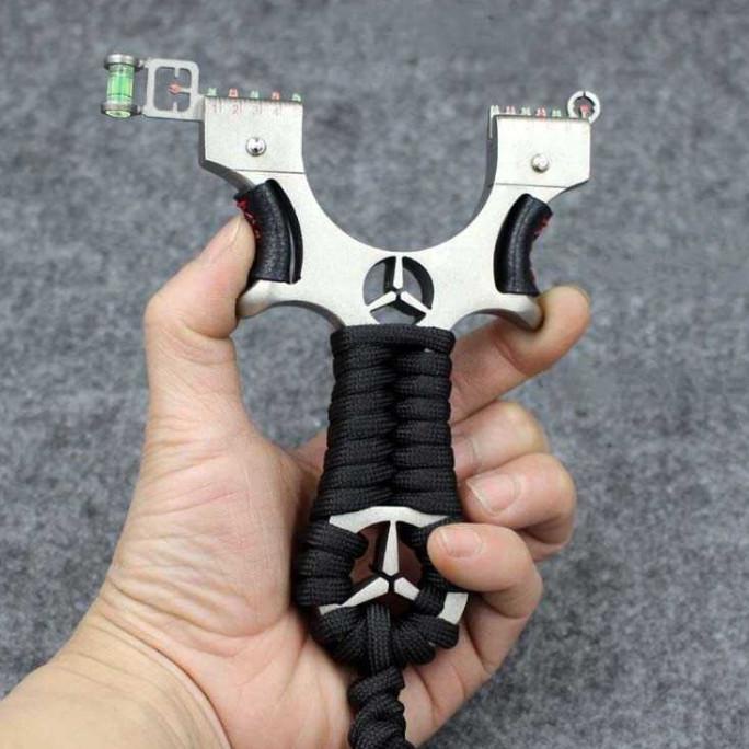 GS8 Ketapel Slingshot Hunting Catapult Mercedes - JH8172 TEAEGG Hitam