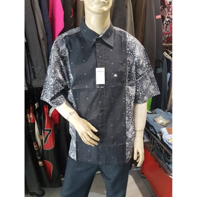 Kemeja Hem Pria Jumbo Big Size XXL XXXL Casual Formal