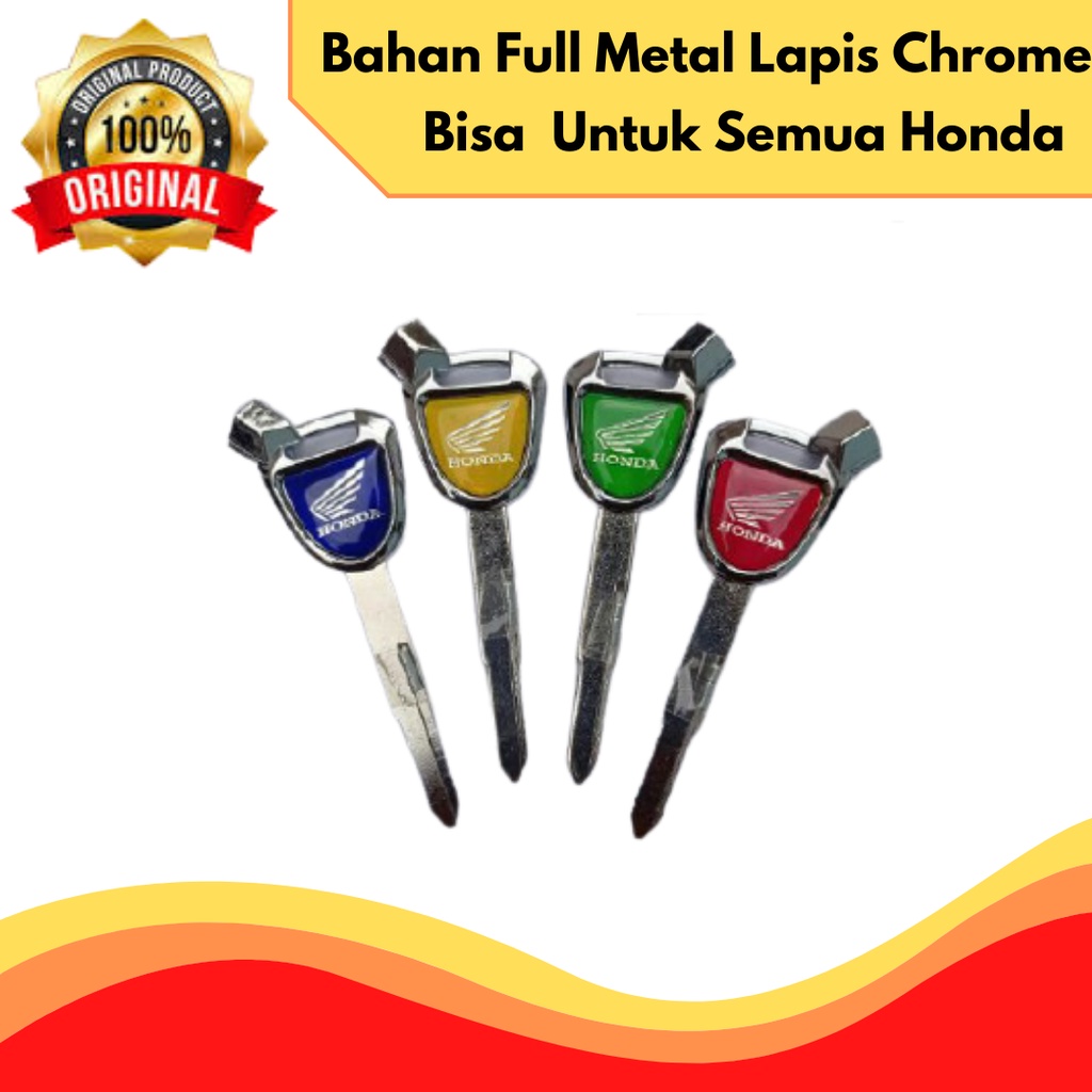 BAHAN KUNCI MOTOR DUPLIKAT HONDA KEYBLANK HONDA KUNCI DUPLIKAT KUNCI VARIASI HONDA kunci anti maling