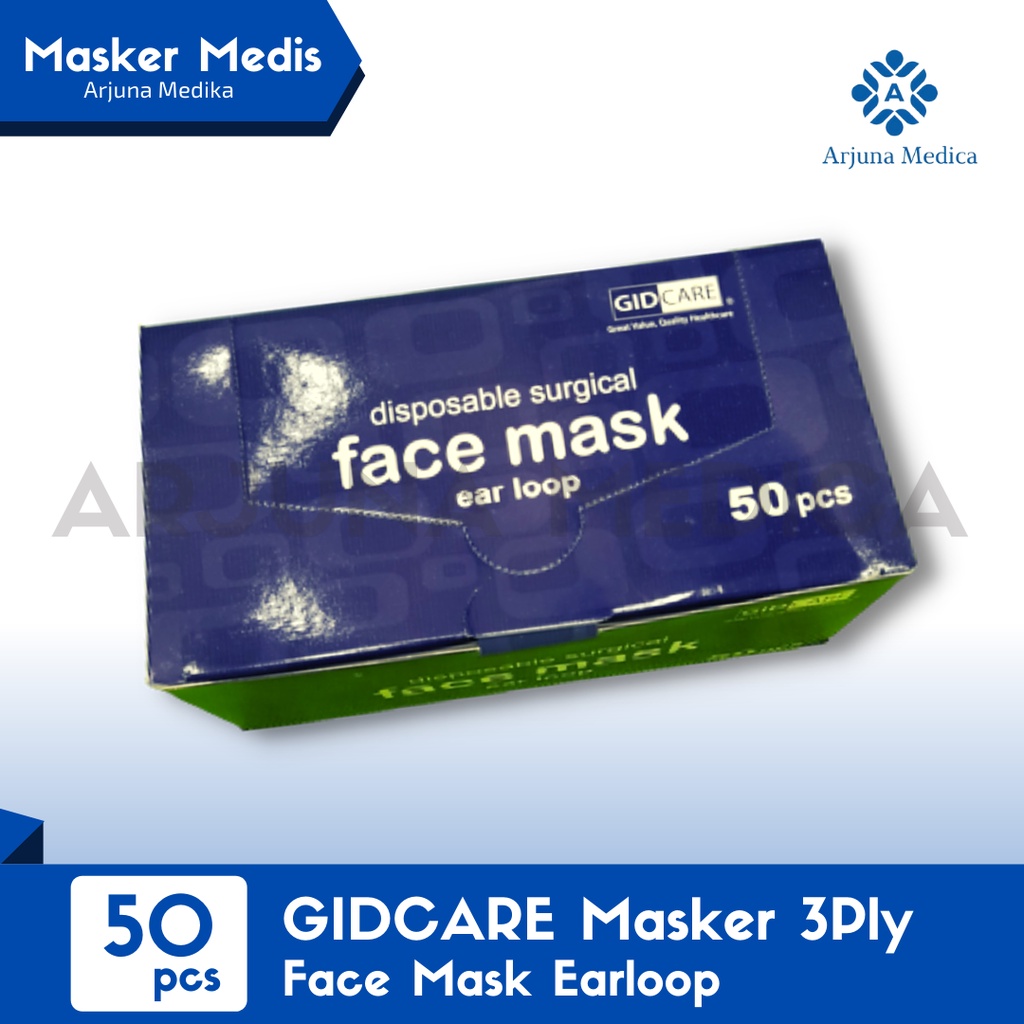 GIDCARE Masker Medis 3Ply Earloop | Masker Medis Earloop