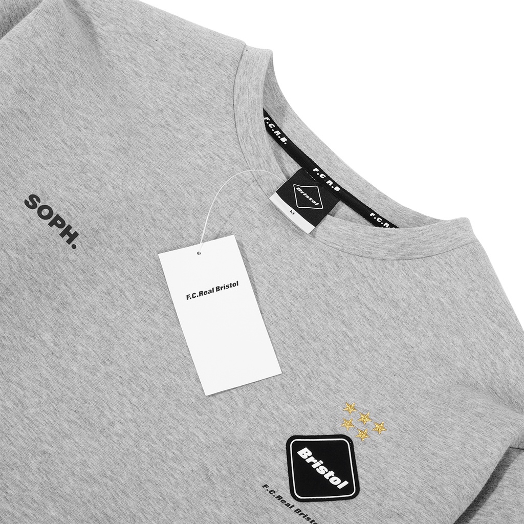 F.C.Real Bristol X Sophnet Crewneck Sweatshirt Grey