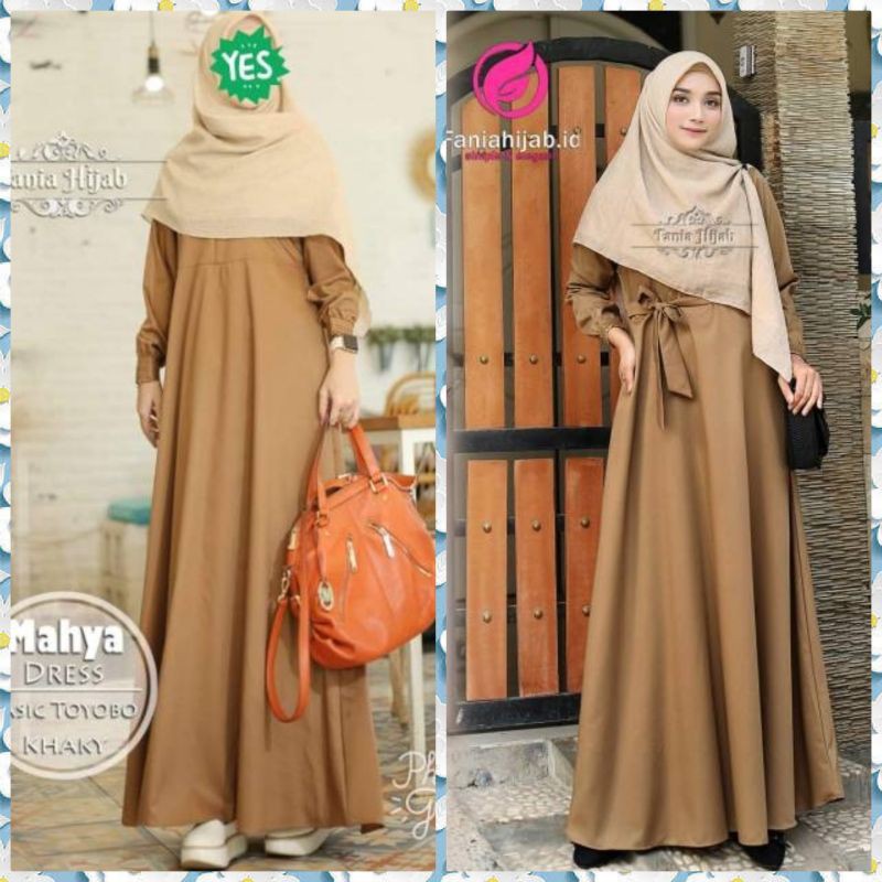 Mahya Dress Gamis Seragam Dinas Pns Wanita Pdh Pns wanita Busui Seragam Kantor Bumil Busui Bahan kat