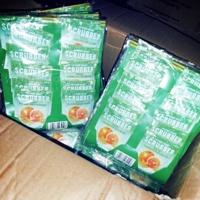 [ORIGINAL] VEGETA SCRUBBER JERUK RENTENG @12 PCS