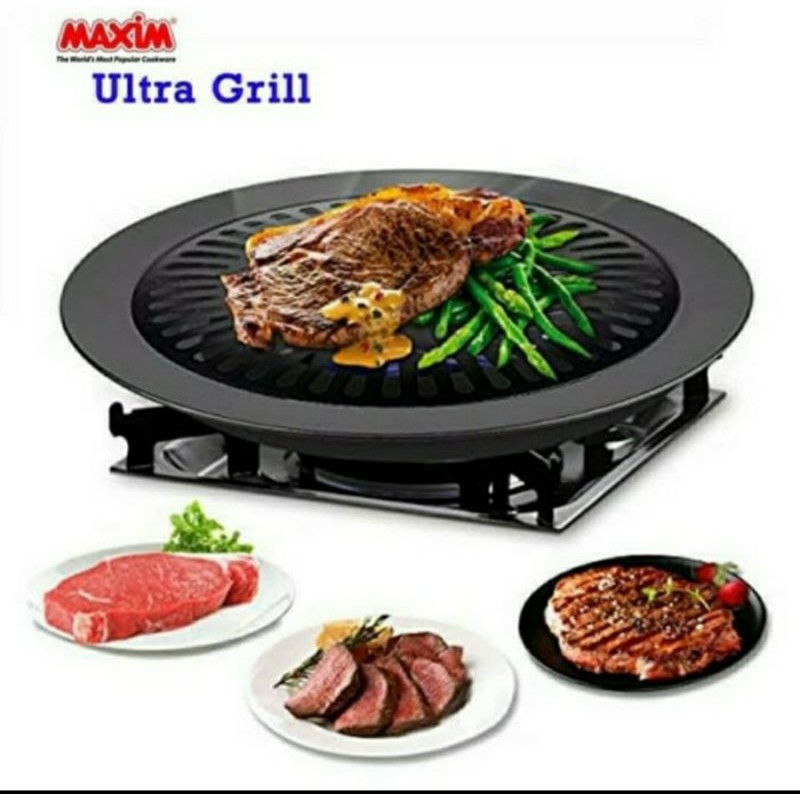 Ultra Grill MAXIM Pemanggang Serbaguna Teflon 25 Cm - Panggangan