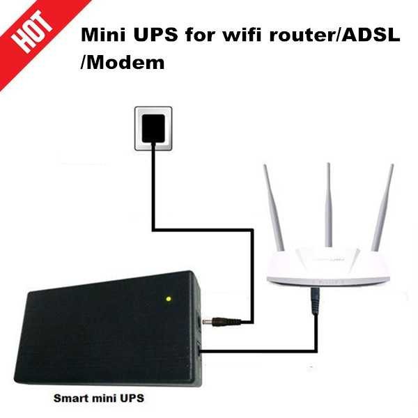 Terbaru ! Smart Portable Mini UPS 5V/2A 2000mAh - UPS502A