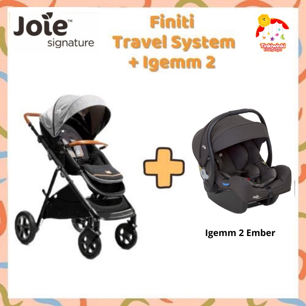 Joie Signature Finiti Stroller Travel System with Joie signature Igemm 2