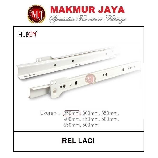 Rel Laci Meja Lemari 25cm