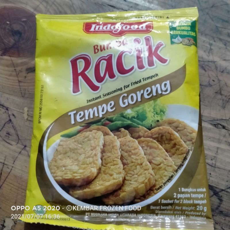 

bubu racik tempe