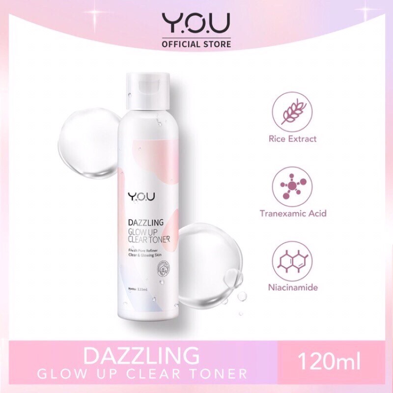 YOU DAZZLING GLOW UP CLEAR TONER 120ml