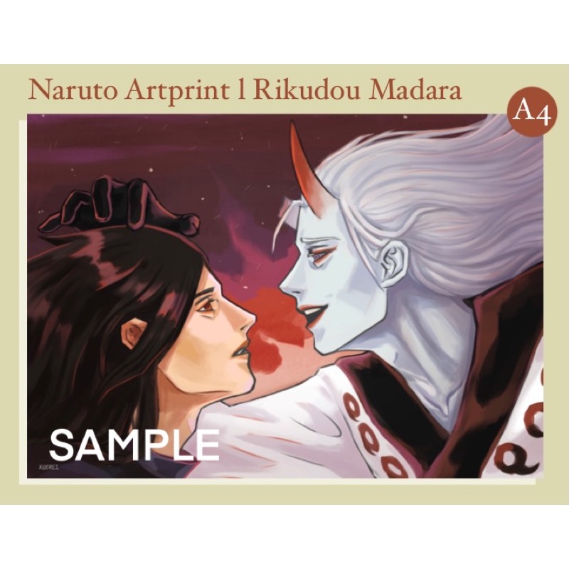 Naruto Art Print | Rikudou Madara Poster [A4]-1