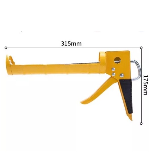 Caulking Plate Dudukan / Penekan Lem  Tembak / Pompa Lem Silicone Silikon Trigger Plat Tebal Kuat Kokoh