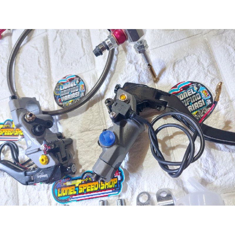 MASTER REM BREMBO KOPLING HIDROLIK PLUS STUT HIDROLIK VIXION NINJA SATRIA FU MEGA PRO TIGER BYSON DL