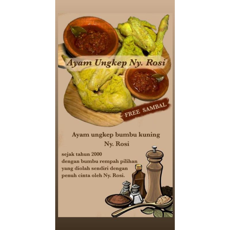 

Ayam Ungkep Bumbu Kuning Ny Rosi