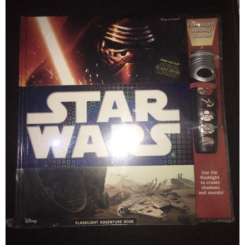 STAR WARS FLASHLIGHT ADVENTURE BOOK POP UP BUKU BBW DISNEY