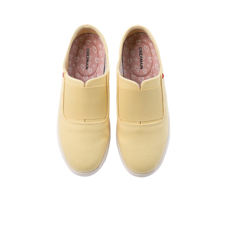 SEPATU SLIP ON OBERMAIN WANITA ORIGINAL BRANDED TERBARU KUNING OW10