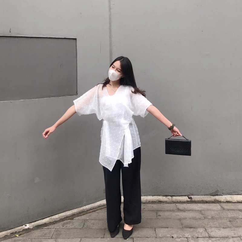 ZEA BLOUSE RUBIAH ORGANZA