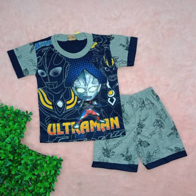 Ss#301 Setelan Anak Gambar Superhero / Baju LeD / Baju Musik Gambar Superhero Size 2-4Thn